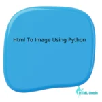 Html To Image Using Python