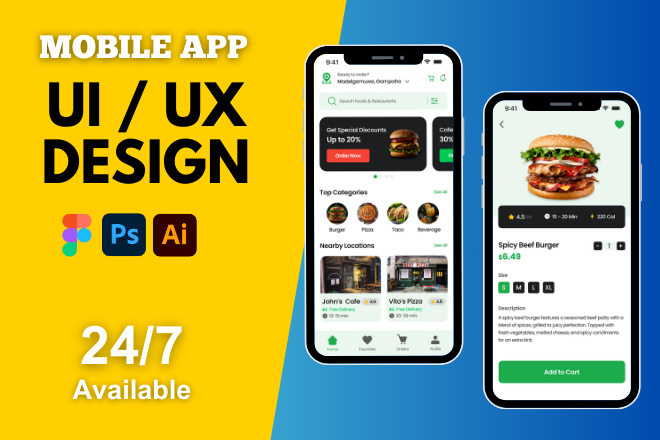UI UX designer wireframing mobile app - Premium UI UX Design For Mobile App In Figma With Wireframe for ...