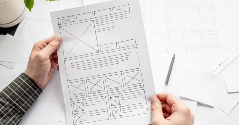 Website wireframe sketch - How to Design a Website Wireframe | AND Academy