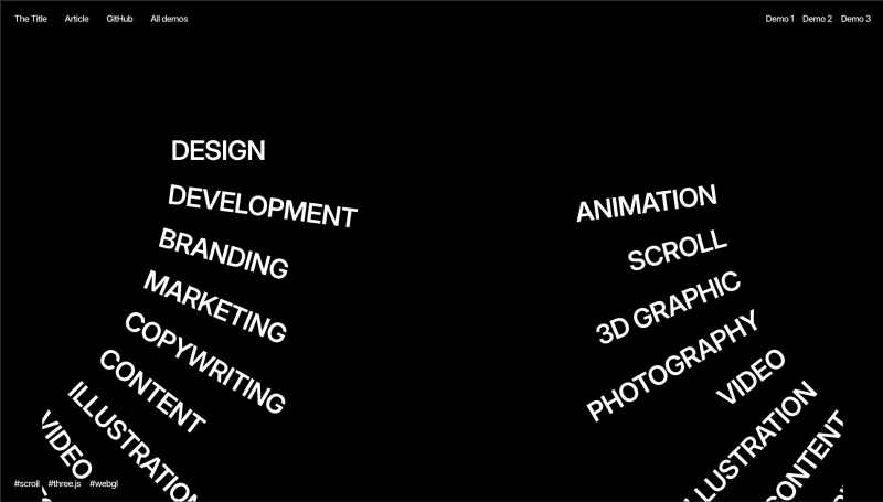 scroll-driven website animation on screen - Creating 3D Scroll-Driven Text Animations with CSS and GSAP | Codrops