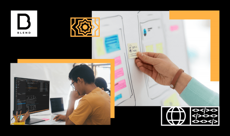UI/UX designer wireframing on computer - UI Localization Best Practices to Elevate User Experience | BLEND