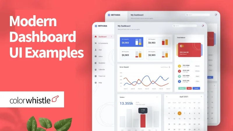 Modern dashboard UI design - Dashboard UI Design Examples : Modern Dashboard Designs 2024 ...