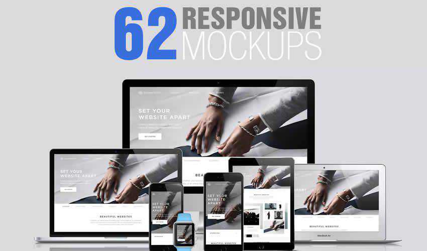 Responsive web design mockup - 10+ Free Responsive Website Mockup Templates for UI Designers in ...