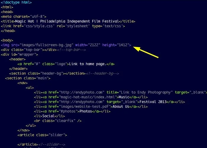 CSS code on screen - CSS & CSS3 Full Screen Background Image – Dreamweaver CS6 ...