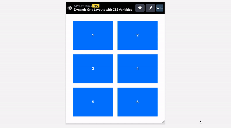CSS variables code on screen - Create Dynamic Grid Layouts with CSS Variables