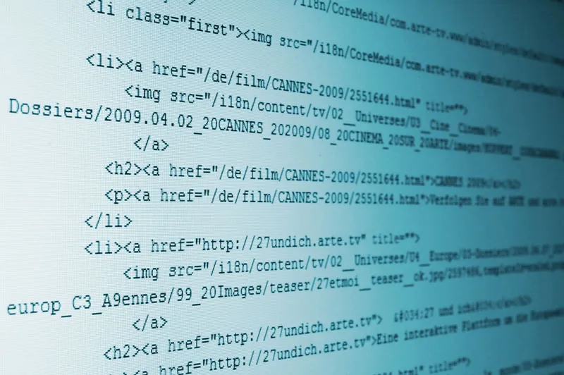 HTML code on computer screen - HTML | Definition & Facts | Britannica