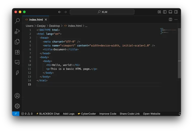HTML code on screen - HTML: How to write, learn & use it