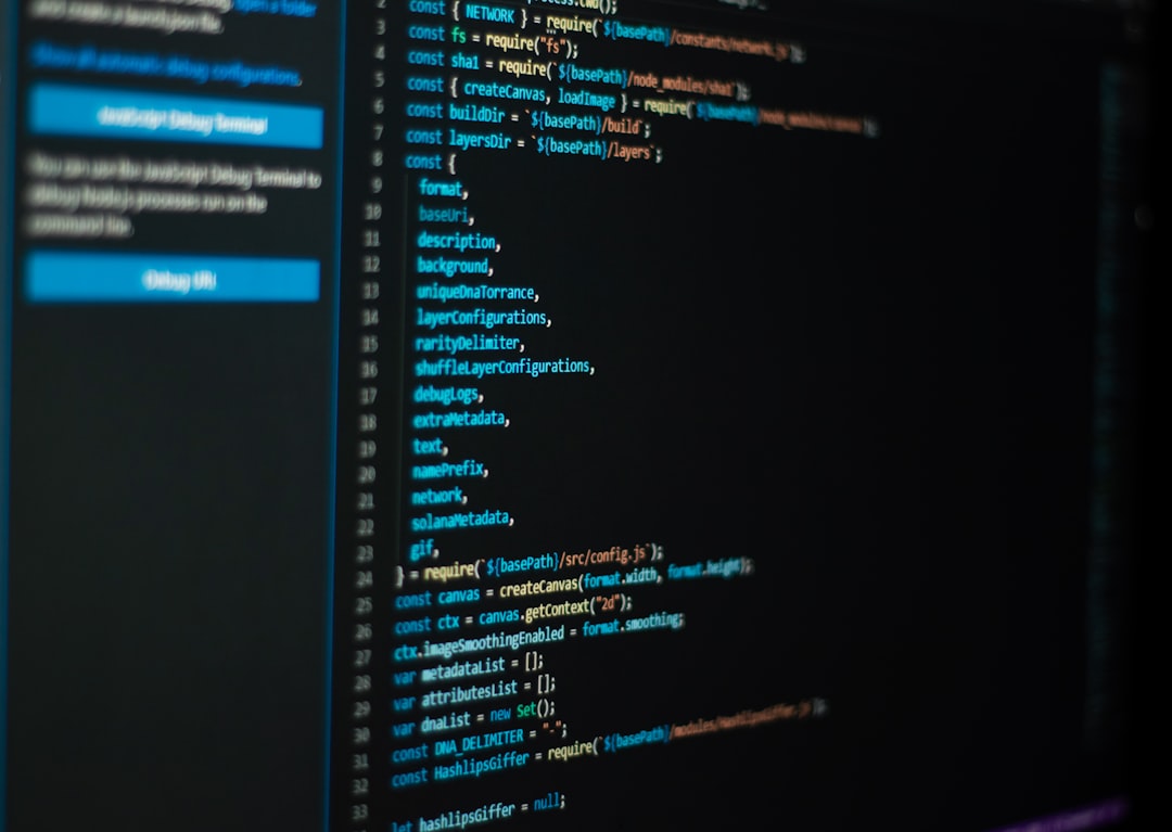 CSS code on computer screen - Code on a computer screen
